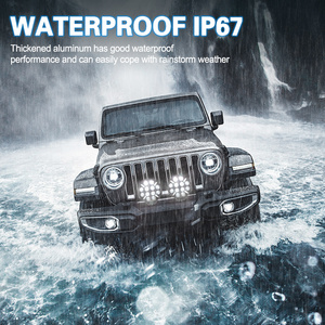 Phổ biến IP67 không thấm nước 120W xe dẫn lái xe ánh sáng 9 inch DRL dẫn lái xe Spotlight cho ATV Xe tải SUV thuyền 4x4 - Product Image 3