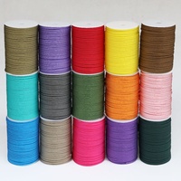 Vente en gros de corde paracorde tressée 100 m/rouleau pour la fabrication de corde d'urgence de survie pour sports de plein air corde d'escalade de parachute
