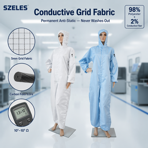 Combinaison pour salle blanche de classe GMP Combinaison antistatique autoclavable Vêtements pour répondre aux normes GMP Combinaison pour salle blanche fabriquée en Chine - Product Image 3