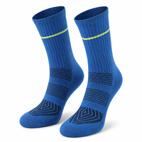 Chaussettes de sport respirantes en coton personnalisées OEM pour hommes et femmes, chaussettes de course à pied en maille ventilée