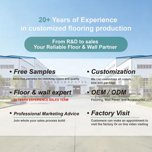 Plancher en vinyle flottant de luxe pour hôtel, étanche, 4 mm, 8 mm, LVT, LVP, PVC, SPC, système de clic, avec sous-couche, garantie 5 ans - Product Image 6