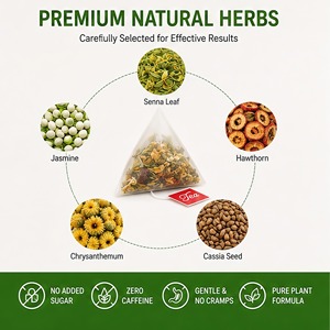 Thé minceur 14 jours pour un ventre plat, thé amincissant naturel <span class=keywords><strong>à</strong></span> <span class=keywords><strong>base</strong></span> <span class=keywords><strong>de</strong></span> plantes, sachet <span class=keywords><strong>de</strong></span> thé nettoyant pour éliminer la graisse du ventre - Product Image 5