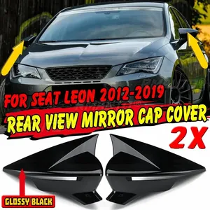 ฝาครอบกระจกมองข้างรถยนต์ 2 ชิ้น สำหรับ SEAT Leon Mk3 5F 2012-2019 Ibiza MK5 Arona KJ7  ฝาครอบกระจกมองหลัง - Product Image 1