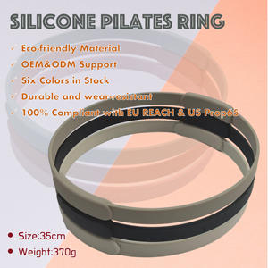 Anillo de Pilates de Silicona de 35 cm, Ecológico, Duradero, Accesorio de Ejercicio y Fitness para el Hogar - Product Image 3