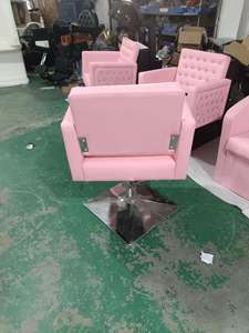 2023 Mới Nhất Pháp Phong Cách 10 Năm Bảo Hành Màu Hồng Thủy Lực Ghế Tóc Salon Tạo Kiểu Ghế Mục Đích Ghế - Product Image 2