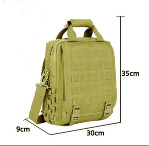SB04 <b>Khaki</b> Tactical <b>Backpack</b> Handbag Messenger Inclined Shoulder Bag Outdoor Multi-function Tactical Waterproof Molle - Product Image 3