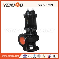 Pompe submersible pour eaux usées en acier inoxydable de type WQ pour le traitement des eaux usées 1HP-3HP certifiée CE