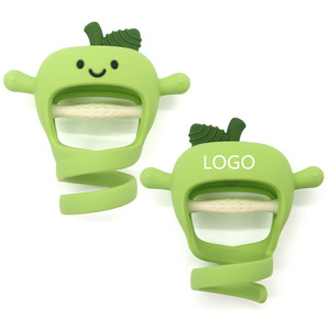 Jouets sensoriels à mâcher doux personnalisés pour enfants, sans BPA, en silicone, pour la <span class=keywords><strong>dentition</strong></span>, en forme de fruits, pour bébés - Product Image 1