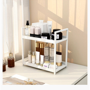 Multi Layer Desktop Storage Rack Plastic 3 Tier Organizer For Office Desk Student Dormitory Use - Product Image 2