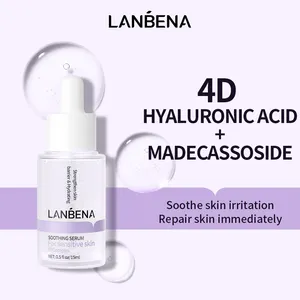 LANBENA कोरियाई hyaluronic एसिड स्क्वैलिन विटामिन सी शरीर सबसे अच्छा quintos सीरम साधन उत्पादों के साथ अंदर प्राकृतिक मुसब्बर वेरा सीरम