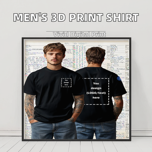 เสื้อยืดผู้ชายแบรนด์สั่งทำพิเศษ ทรงโอเวอร์ไซส์ ผ้าฝ้าย คอวี  ขายส่ง เสื้อยืดเรียบๆ ผู้ผลิตเสื้อยืดผู้ชายโดยตรง เสื้อแฟชั่น - Product Image 2