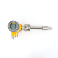 Densimètre à fourche à double sortie en acier inoxydable 316L cryogénique 200mm filetage NPT d'insertion