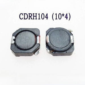 Inducteur de puissance blindé CDRH104, 10*10*4mm, 10uH, 47uH, 100uH, inducteur haute puissance. - Product Image 1