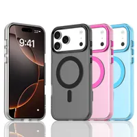 Coque Antichoc Mate Bonbon Tendance 2025 pour iPhone 17 Pro Max, en Plastique Rigide avec Charge Sans Fil et Protection d'Objectif Intégrée