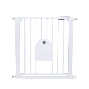 Puerta de bebé bloqueable para escaleras, valla protectora de seguridad, barrera protectora, suministros para bebés para niños