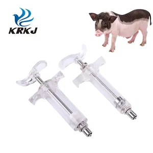 CETTIA KD302厂家供应兽医塑钢透明可调tpx动物注射器猪用注射器