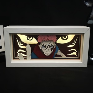 Lámpara de <span class=keywords><strong>Noche</strong></span> con Figura de Yuji Itadori de 7.8' en Caja de Luz ABS, Jujutsu Kaisen, Anime Japonés, Decoración de Habitación 3D, Regalo para Otaku - Product Image 3