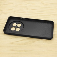 Coques de téléphone portable en silicone TPU 2D vierges pour sublimation DIY, antichoc, anti-poussière, anti-rayures, noires, pour Oppo Realme 10 11 12 13
