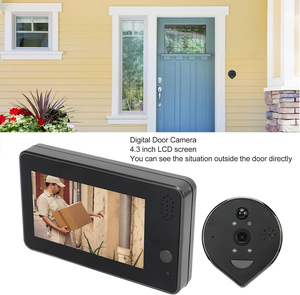 2024 nâng cấp mới 4.3 inch Android, Apple hệ điều hành tuya ứng dụng tầm nhìn ban đêm chuyển động wifi thông minh kỹ thuật số cửa người xem - Product Image 5