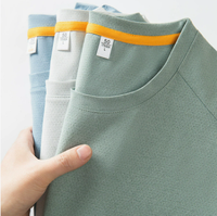 T-shirt de sport en maille Solona personnalisé 200g T-shirt en jersey à séchage rapide pour les vêtements de travail d'été Motif solide pour la course à pied Marathon