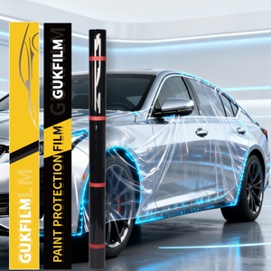 TPU màu đen xe sơn bảo vệ phim Độ bền 8 năm ppf phim chống xước mềm tự dính mờ đen nửa đêm đen ppf - Product Image 1