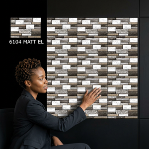 Carreaux muraux en céramique à finition mate pour extérieur, design effet brique, pour projets de développement communautaire, 250x375mm - Product Image 6