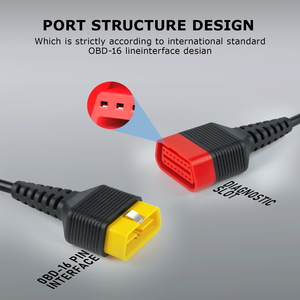 Cable de Extensión Original LAUNCH de 36 cm, Cable de Extensión OBD2 para Launch X431 IDiag/Easydiag 3.0/MDiag/X431 V/V+/5C PRO/Thinkdiag - Product Image 4