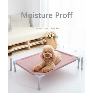 Cama Elevada para Perros con Cojín, Cálida en Invierno y Fresca en Verano, Cama Elevada para Mascotas con Marco Metálico Resistente, Hamaca Ortopédica para Perros Grandes - Product Image 6