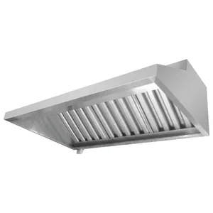 Knockdown Chinese Style stainless steel commercial kitchen exhaust range hood restaurant extraction hood