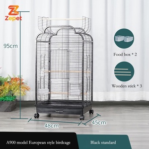 Bellissima Gabbia per Pappagalli Artificiale, Grande e Alta, Facile da Montare, per Uccelli di Piccola Taglia - Product Image 4