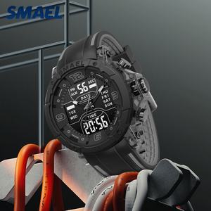 Relojes SMAEL 8140 de Alta Calidad con Pantalla Digital-Analógica Dual, Resistentes al Agua 5ATM, Relojes Deportivos de Silicona - Product Image 5