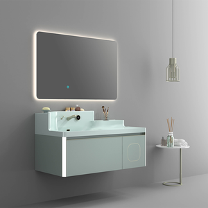 Tocadores de baño de MDF modernos con acabado duradero resistente al agua Elegante clásico Lujoso para el hogar Bares Escuelas Hoteles - Product Image 2