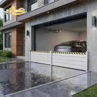 Barrière anti-inondation industrielle pour garage en aluminium extrudé avec revêtement anodisé anti-corrosion, certifiée BSCI et TUV