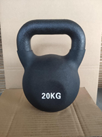 Vente en gros d'usine - Kettlebell en fonte revêtue de poudre de 4-32 kg (5-70 lb) pour la musculation à domicile