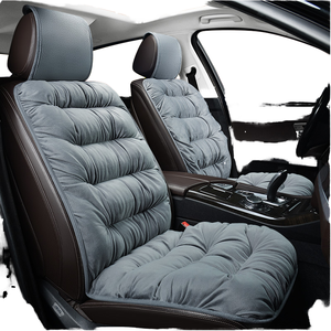 Nuovo Coprisedile Invernale per Auto, Morbido e Caldo Rivestimento in Pile per Sedile Anteriore, Cuscino in Cotone con Felpatura per Climi Freddi - Product Image 1