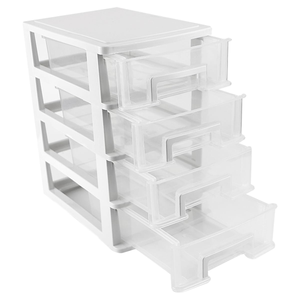 <b>Storage</b> Box Plastic Cosmetic <b>Storage</b> Box Home Office Sundries <b>Dressing</b> <b>Table</b> Drawer Multi-Layer Desktop - Product Image 1