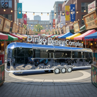 CAMPTRL Promotion : Remorque alimentaire de luxe avec salle de bain, chariot à barbecue turc, camion mobile pour pizza et café