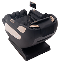 Fauteuil de massage de luxe électrique AI Smart Heat Recliner Thai Stretch 3D Robot Hand SL Track Zero Gravity Shiatsu 4D Master pour les jambes