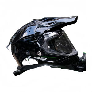 Ls2 mx702 unisex tất cả các mùa Flip-up Rally Mũ bảo hiểm kép Visor & chống sương mù ABS PC vật liệu XL Kích thước điều kiện mới - Product Image 1