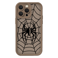 Nouvelle conception de coque de téléphone portable en TPU souple avec motif d'araignée en toile d'araignée pour iPhone 7 8 X XR XS 11 12 13 14 15 16 Pro Max Plus, antichoc