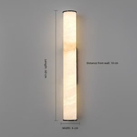 Lampe murale moderne de luxe en marbre haut de gamme, lampe de salon, lampe de chevet pour chambre à coucher, éclairage décoratif pour la maison, lampe design