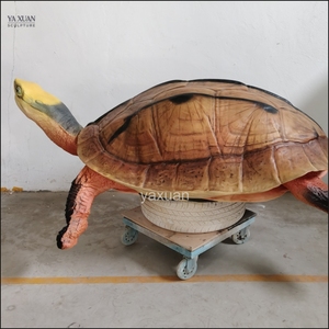Sculpture réaliste de <span class=keywords><strong>tortue</strong></span> grandeur nature en fibre de verre et résine pour exposition éducative en extérieur et jardin - Product Image 2