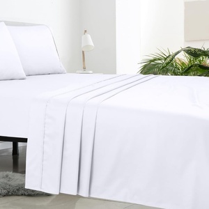 Sábanas de Algodón Blanco Transpirables de Alta Calidad, Duraderas y de Venta Caliente de Fábrica, para Hotel, Hogar y Hospital - Product Image 4