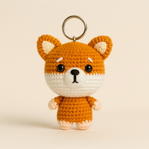 Amigurumi, Animales de Peluche Cosidos, Perrito <span class=keywords><strong>Akita</strong></span>, Perro Shiba <span class=keywords><strong>Inu</strong></span>, Llaveros, Tejido, Juguete de Peluche Tejido, Llavero de Shiba <span class=keywords><strong>Inu</strong></span> Corgi - Product Image 2