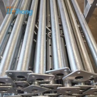 Puntal de Acero Ajustable Galvanizado de Alta Resistencia para Construcción, Precio Mayorista Directo de Fábrica China