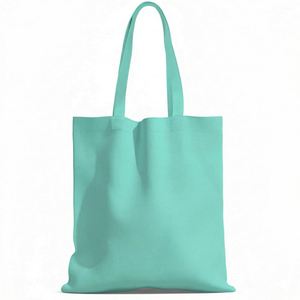 Cotton Canvas Reusable Grocery Shopping Blank Tote <b>Bag</b> with Handles - Product Image 2