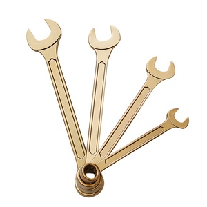 Anti Static Anti - Explosion Safety - Ensured Aluminum Bronze <strong>Combination</strong> <strong>Wrench</strong> for Fastening and Loosening Nuts and Bolts - Product Image 4