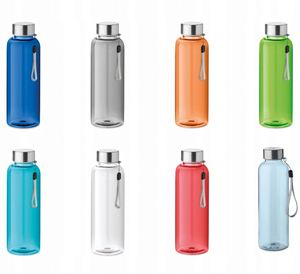 YS307 Friendly Promotional Custom logo <b>Plastic</b> Water Bottles 500ml BPA Free Sports Fitness New 1000 ml with Stainless Steel Lid - Product Image 2