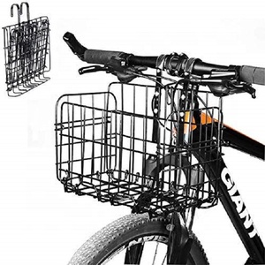 Plegable <span class=keywords><strong>bicicleta</strong></span> posterior de la cesta de malla de alambre doble frente bolsa trasero = cesta de la <span class=keywords><strong>bicicleta</strong></span> bolsa Rack carga <span class=keywords><strong>para</strong></span> <span class=keywords><strong>bicicleta</strong></span> de montaña - Product Image 1
