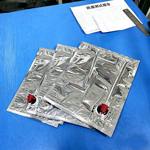 Bolsa de plástico PE aséptico de 25L en caja con grifo de lengüeta de válvula Recipiente flexible de 220L y bolsa de babero de 25L Bolsas duraderas de papel de aluminio - Product Image 4